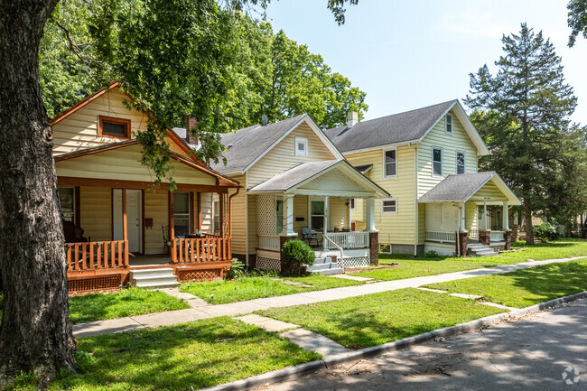 Images of Central Park neighborhood in Topeka, KS, showcasing community spaces and local streets affected by rising violence.