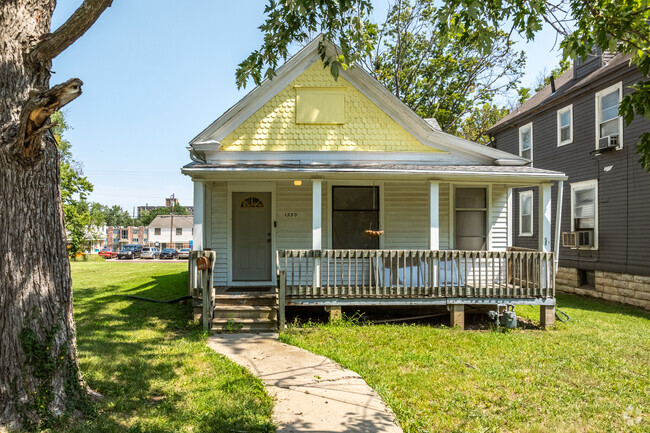 Images of Central Park neighborhood in Topeka, KS, showcasing community spaces and local streets affected by rising violence.