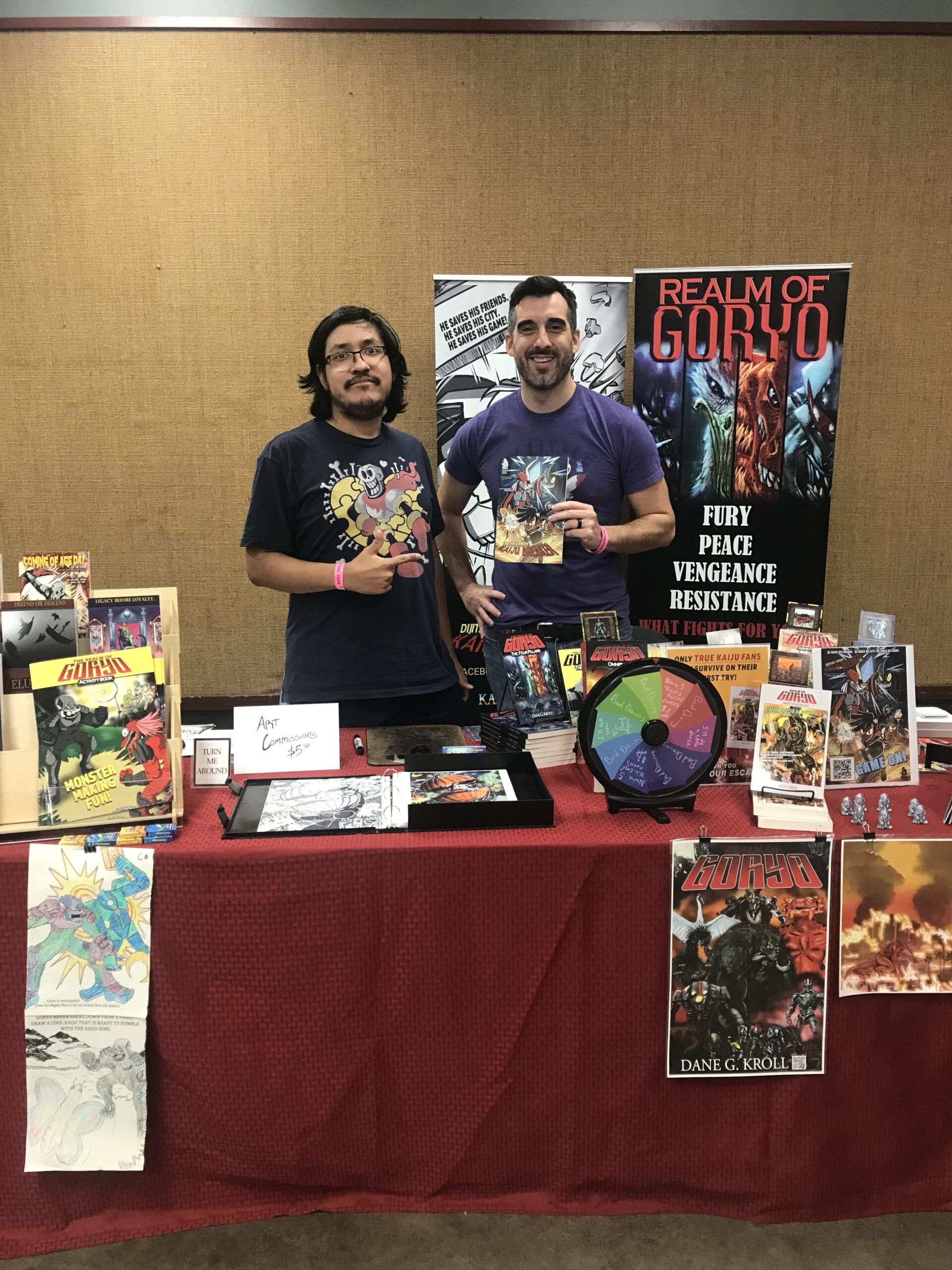 Chris Rocha and Dane Kroll debut their new comic book at Topekarama 2024, Topeka’s pop culture convention