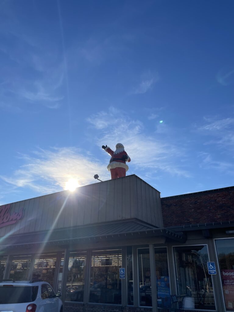 It’s a Bird
It’s a Plane
Nope, just your neighborhood Santa letting you know that the holidays are here!