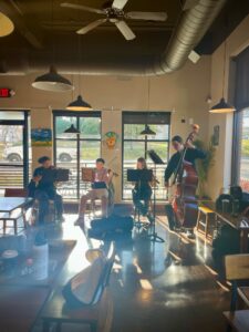 at the coffee bar and got serenaded by the topeka high orchestra. look out ... 2024 12 15 17 38 38 - At the Coffee Bar and got serenaded by the Topeka High Orchestra. Look out...