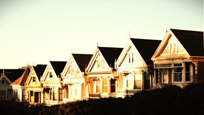 United States, Brown and White Wooden House